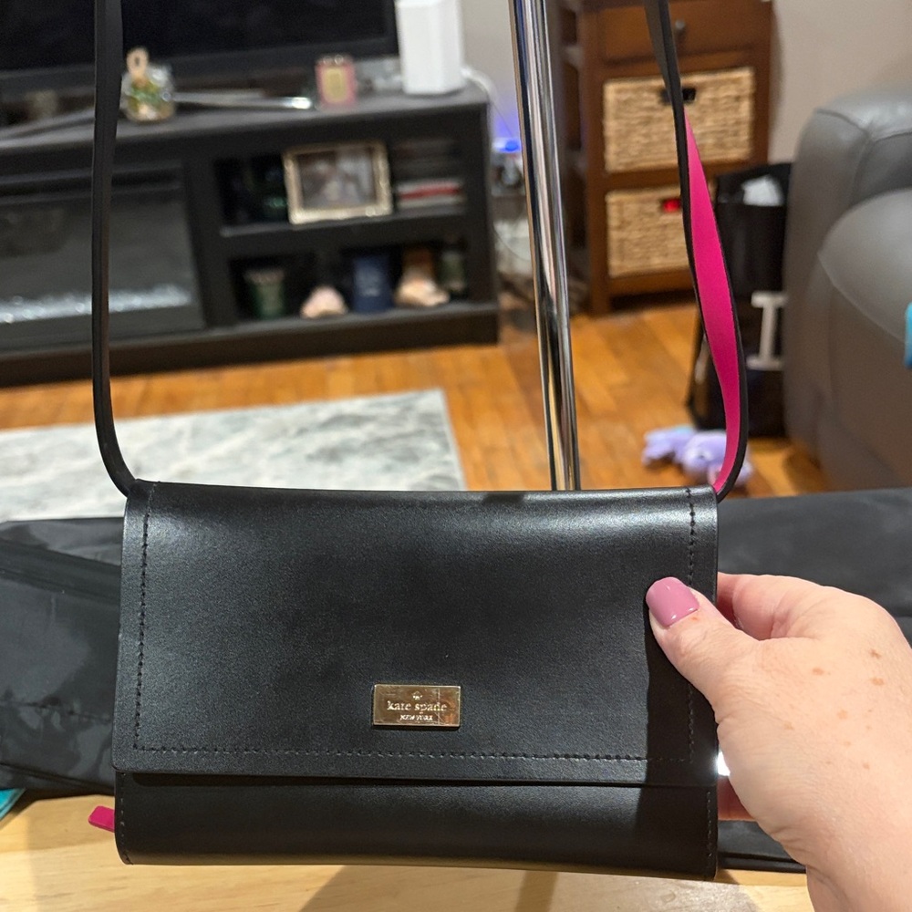 Kate Spade Black and Pink Crossbody Bag